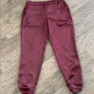 Satin joggers